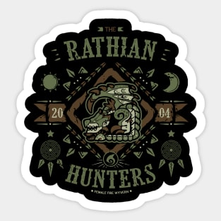 Rathian Hunters Sticker